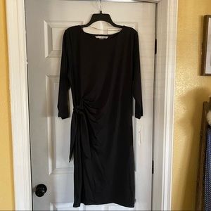 Women’s black sheath dress